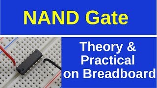 NAND Gate On Breadboard [upl. by Susette]