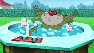 हिंदी Oggy and the Cockroaches 🛁🚿 JACK IN A JACUZZI 🚿🛁 Hindi Cartoons for Kids [upl. by Palecek]