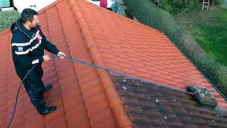 Aqua Jet Roof Cleaning System [upl. by Whitcomb]