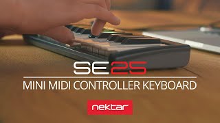 Nektar SE 25 mini MIDI controller keyboard [upl. by Ajoop]