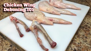 How to Debone Chicken Wings I Quick and Simple [upl. by Leontine]