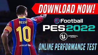 How to Download eFootball PES 2022 Online Performance Test DOWNLOAD NOW [upl. by Adin]