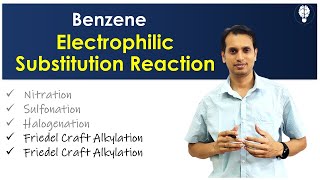 Benzene Part 7 Electrophilic Substitution Reactions  Friedel Crafts Alkylation and Acylation [upl. by Nudnarb111]