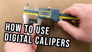 How to Use Digital Calipers to Measure Objects [upl. by Gnav]