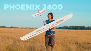 Phoenix 2400 RC Glider  Volantex 7593 review and flight [upl. by Shaylynn]