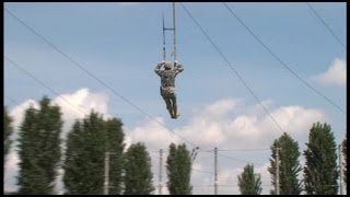 Airborne Brigade Jump Training  Parachute Landing Fall PLF [upl. by Edson]