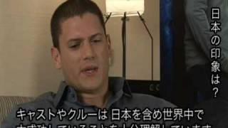 Wentworth Miller interview Japan [upl. by Enelime]