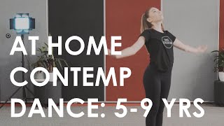 Contemporary Dance for 58 Years  At Home Dance for Kids [upl. by Sirkin]