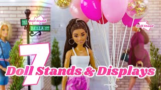 DIY  How to Make 7 Doll Stands amp Displays [upl. by Alracal]