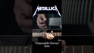 Disposable Heroes Solo  Metallica [upl. by Yert234]