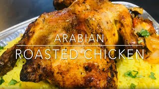 Arabic Whole Roast Chicken  Middle Eastern Machine Chicken [upl. by Notna]