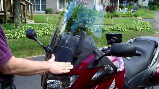 Honda NT700V Windshield Removal [upl. by Nethsa]