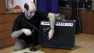 How to connect an electric guitar and amplifier to the PA system [upl. by Anhoj]