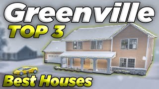 Top 3 BEST HOUSES In Greenville  ROBLOX  Greenville Revamp [upl. by Nnylram663]