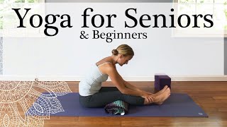 YOGA FOR SENIORS amp BEGINNERS  Slow paced amp gentle [upl. by Gen]