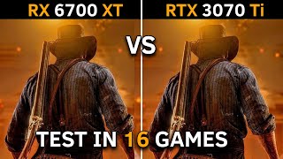 RX 6700 XT vs RTX 3070 Ti  Test In 16 Games [upl. by Acnaiv]