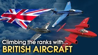 Climbing the ranks with BRITISH AIRCRAFT  War Thunder [upl. by Nico]