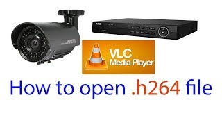 How to open h264 file with VLC Plaryer [upl. by Nnalorac]