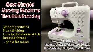 How to Troubleshoot Sew Simple Sewing Machine Common Issues [upl. by Anrak]