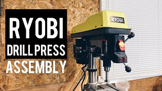 Ryobi 10quot Drill Press Assembly Guide [upl. by Luba646]