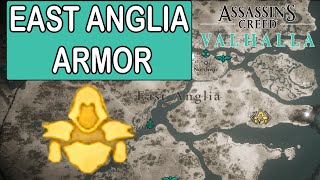 How to get Armor Gear in East Anglia Assassins Creed Valhalla Three Slots Statue [upl. by Onnem]