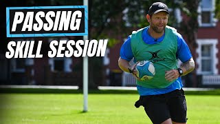 12 Min Individual Skill Session  rugbybricks  1m Box Rugby Passing  Peter Breen [upl. by Mignon732]