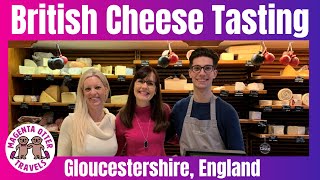 British Cheese Tasting at CheeseWorks Cheltenham in Gloucestershire England [upl. by Eadie588]