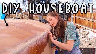 Im building a houseboat and its getting fun again boat build series 9 [upl. by Birgitta173]