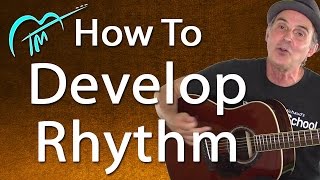 How To Develop RHYTHM On Guitar And Play On Beat [upl. by Llemmart]