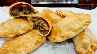 HOW TO MAKE BAKED GROUND BEEF EMPANADAS recipe [upl. by Brey]