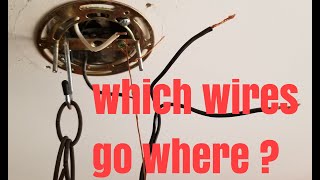 Light fixture wiring install [upl. by Sergio]