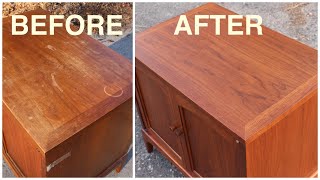 Thrift Store Rescue 8  Mid Century Furniture Restoration [upl. by Radburn]