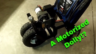 DIY Motorized Trailer Dolly  Trailer Mule [upl. by Enelam]