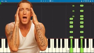 Eminem  Dr Dre  Forgot About Dre  Piano Tutorial [upl. by Ralip]