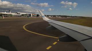 Take off from Göteborg Landvetter Airport GOT Sweden  KLM Embraer 190  May 2019 [upl. by Findley]