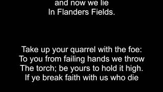 flanders fields song [upl. by Erised]