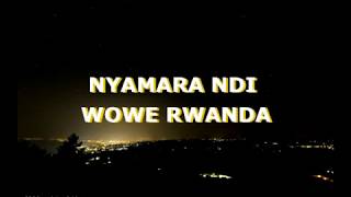 Nyamara ndi wowe Rwanda Lyrics  Byumvuhore J Baptiste  Vol VI [upl. by Nabru956]