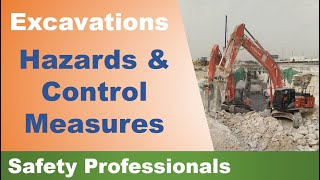 Excavations  Hazards and Control Measures  safety training [upl. by Slotnick941]