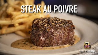 How to Make Steak Au Poivre  Classic French Recipe [upl. by Barhos]