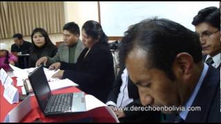 Derecho Bolivia Audiencia de Medidas Cautelares Parte I [upl. by Gnehc461]