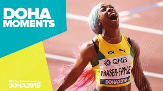 ShellyAnn FraserPryce  The Athlete Journey  World Athletics Championships 2019  Doha Moments [upl. by Ahsenaj758]