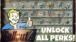 Fallout 4 How to Unlock ALL PERKS PS4 Mod [upl. by Teuton]