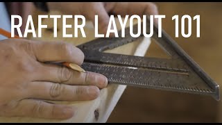 How to Layout Rafters  Roof Framing Part 2 [upl. by Noeled]