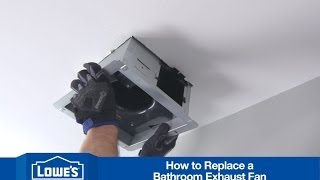 How To Install a Bath Exhaust Fan [upl. by Nylde]