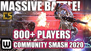 PLANETSIDE 2 MASSIVE BATTLE 800 Players  Community Smash 2020 [upl. by Atnuhs]