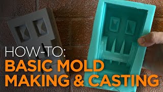 Basic Silicone Mold Making amp Casting [upl. by Hcirdeirf643]