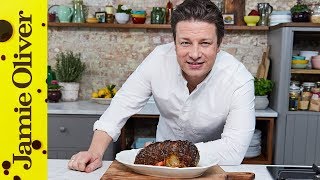 How to Cook Perfect Roast Beef  Jamie Oliver [upl. by Nauqe]