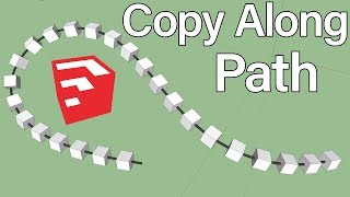 Array Along Path in SketchUp  JHS Powerbar [upl. by Havelock939]