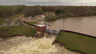 Smallwood Lake Dam Overflows After Edenville Dam Failure [upl. by Emmerie831]