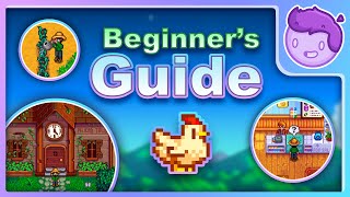 Stardew Valley Beginners Guide first year tips and tricks [upl. by Aitetel]